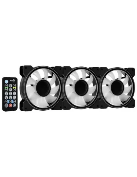 Aerocool Mirage 12 ARGB Pro Pack 3 Ventiladores 120mm ARGB + Hub H66F RGB + Control Remoto