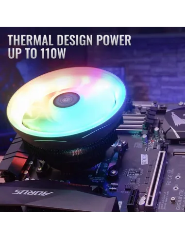 AeroCool Core Plus ARGB CPU Air Cooler Ventilador RGB 120mm