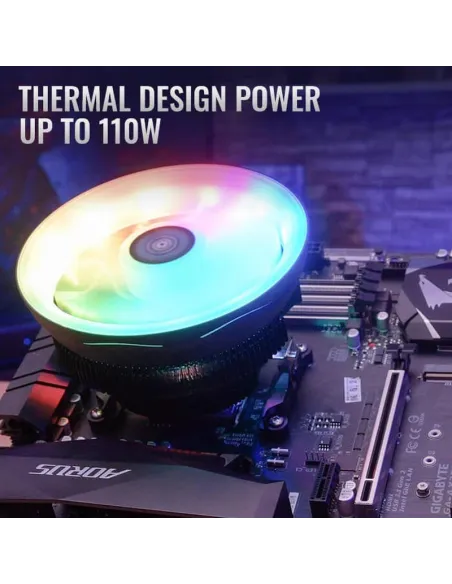 AeroCool Core Plus ARGB CPU Air Cooler Ventilador RGB 120mm