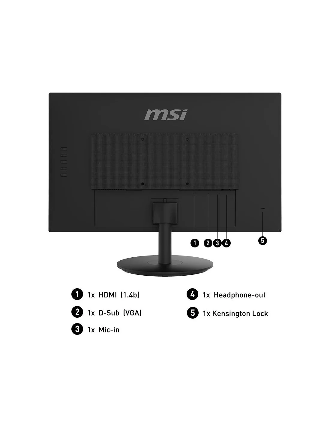 MSI Pro MP2412 23.8" IPS FHD 60Hz