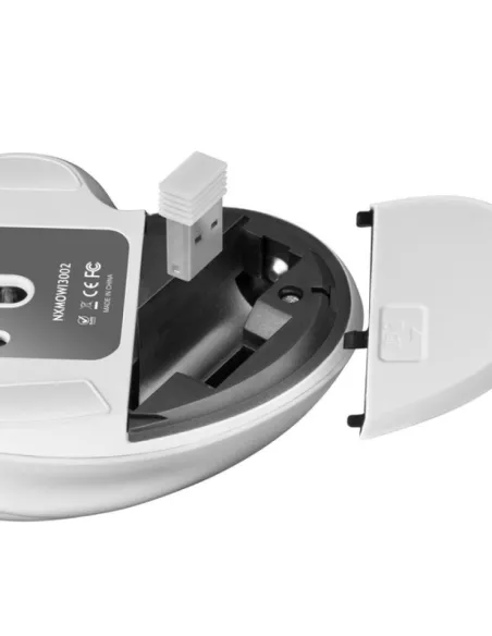 Nilox NXMOWI3002 Ratón Inalámbrico 3200 DPI Blanco