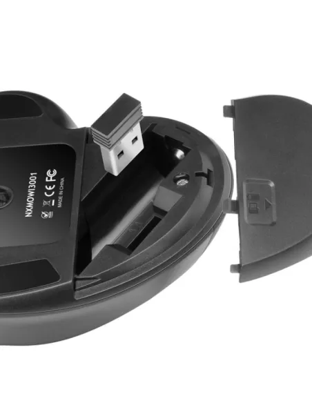 Nilox NXMOWI3001 Ratón Inalámbrico 3200 DPI Negro