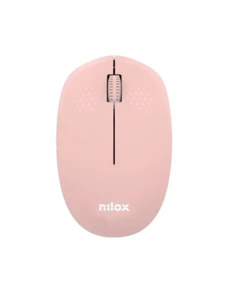Nilox NXMOWI4014 Ratón Inalámbrico 1000 DPI Rosa