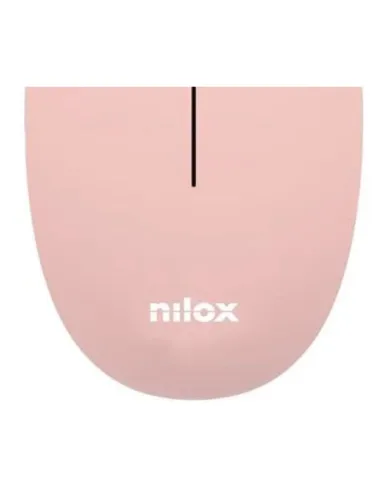 Nilox NXMOWI4014 Ratón Inalámbrico 1000 DPI Rosa
