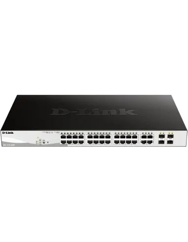 D-Link DGS-1210-28MP/E Switch Gestionable 24 Puertos Gigabit PoE + 4 SFP 1000 Mbps