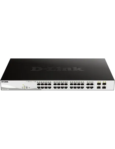 D-Link DGS-1210-28MP/E Switch Gestionable 24 Puertos Gigabit PoE + 4 SFP 1000 Mbps