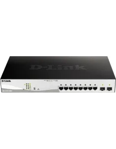 D-Link DGS-1210-10MP/E Smart+ PoE Switch Gestionado 8 Puertos Ethernet Gigabit + 2 Puertos 100/1000Mbps SFP-NSWSAR0340