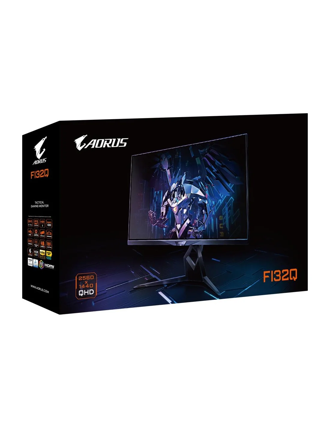 Gigabyte AORUS FI32Q 31.5" LED IPS 170Hz USB-C G-Sync Compatible