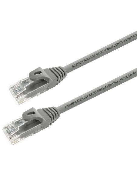 Aisens A145-0325 Cable de Red RJ45 LSZH CAT.6A UTP 50cm Gris