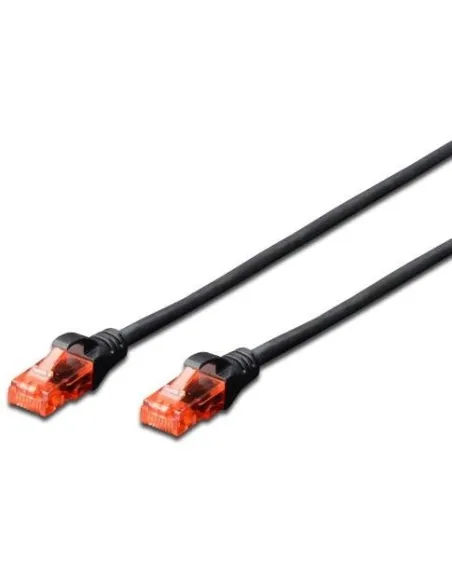 Ewent IM1026 Cable de Red RJ45 Cat.6 U/UTP Slim 5M Negro