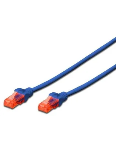 Ewent IM1007 Cable de Red RJ45 Cat.6 U/UTP Slim 1M Azul