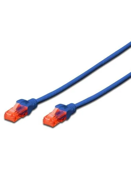 Ewent IM1007 Cable de Red RJ45 Cat.6 U/UTP Slim 1M Azul