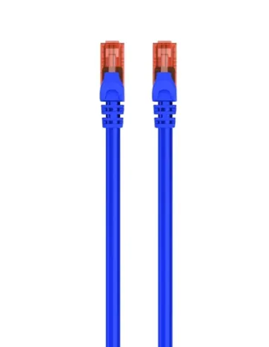 Ewent IM1007 Cable de Red RJ45 Cat.6 U/UTP Slim 1M Azul