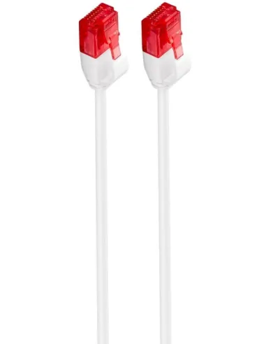 Ewent IM1035 Cable de Red RJ45 Cat.6 U/UTP Slim 25cm Blanco
