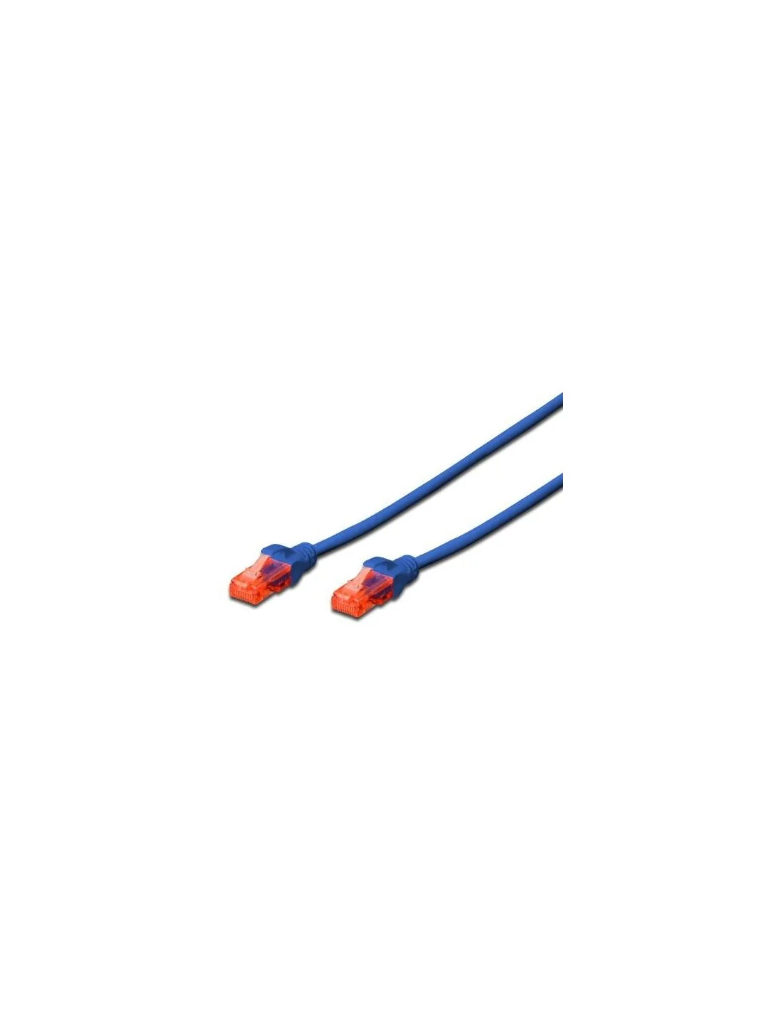 Ewent IM1001 Cable de Red RJ45 Cat.6 U/UTP Slim 50cm Azul