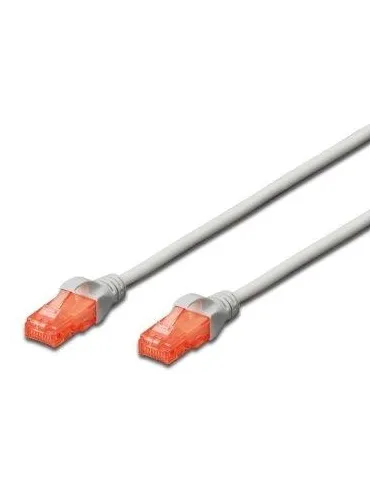Ewent IM1000 Cable de Red RJ45 Cat.6 U/UTP Slim 50cm Gris