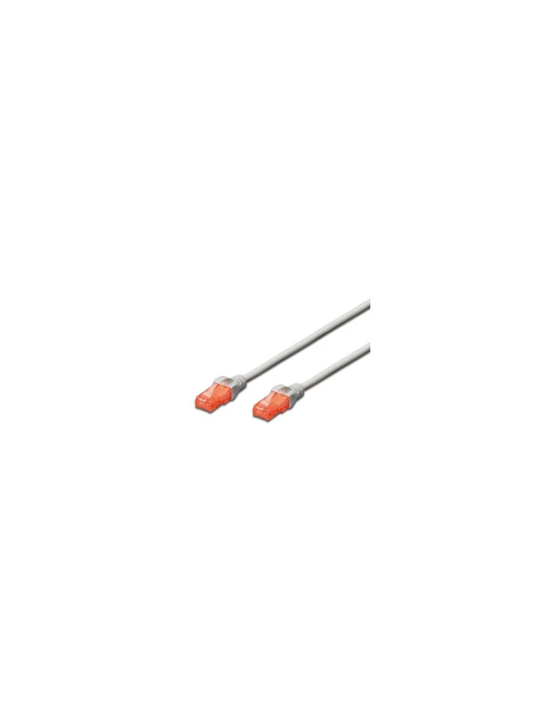 Ewent IM1000 Cable de Red RJ45 Cat.6 U/UTP Slim 50cm Gris