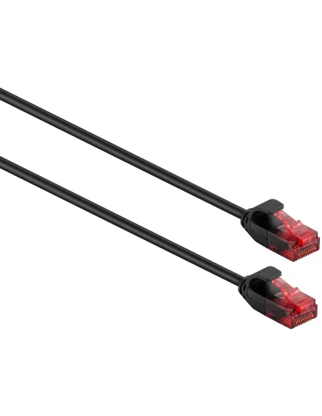 Ewent IM1042 Cable de Red RJ45 Slim U/UTP Cat.6 25cm Negro