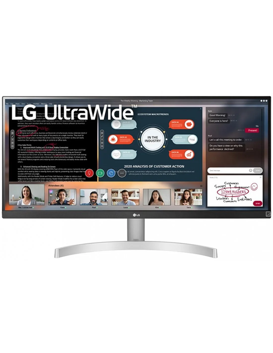 LG 29WN600-W 29" LED IPS UltraWide FullHD FreeSync