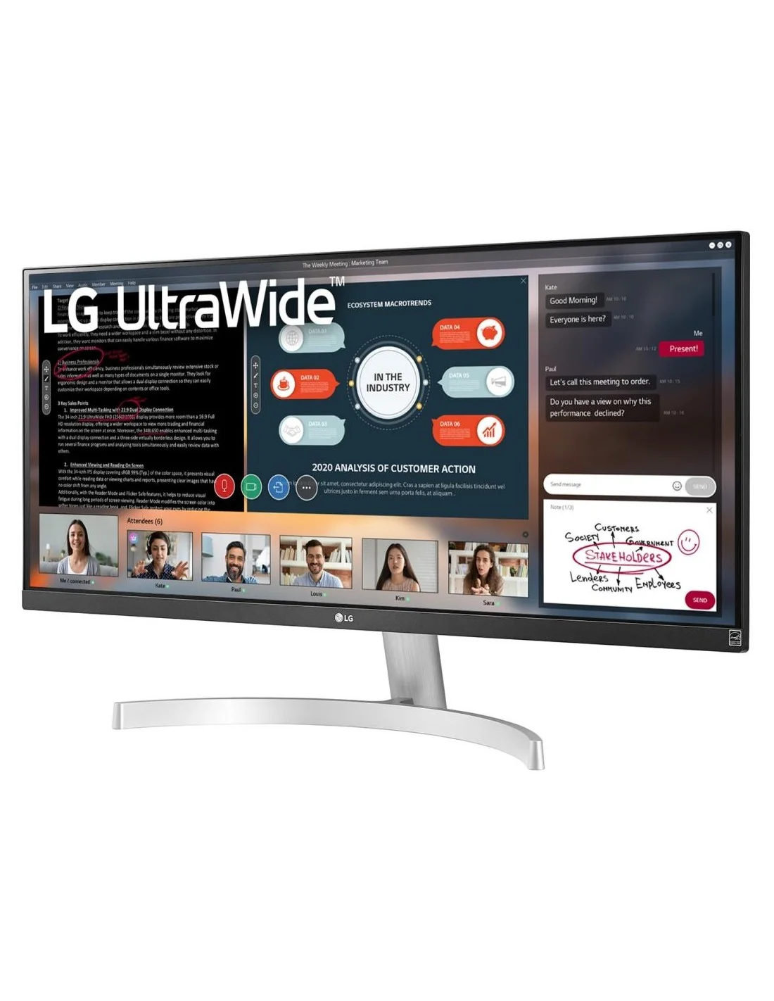 LG 29WN600-W 29" LED IPS UltraWide FullHD FreeSync