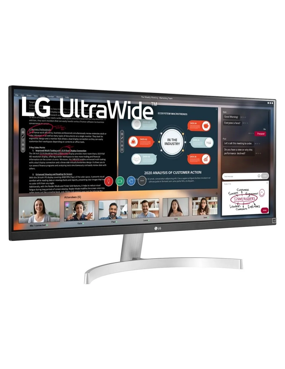 LG 29WN600-W 29" LED IPS UltraWide FullHD FreeSync