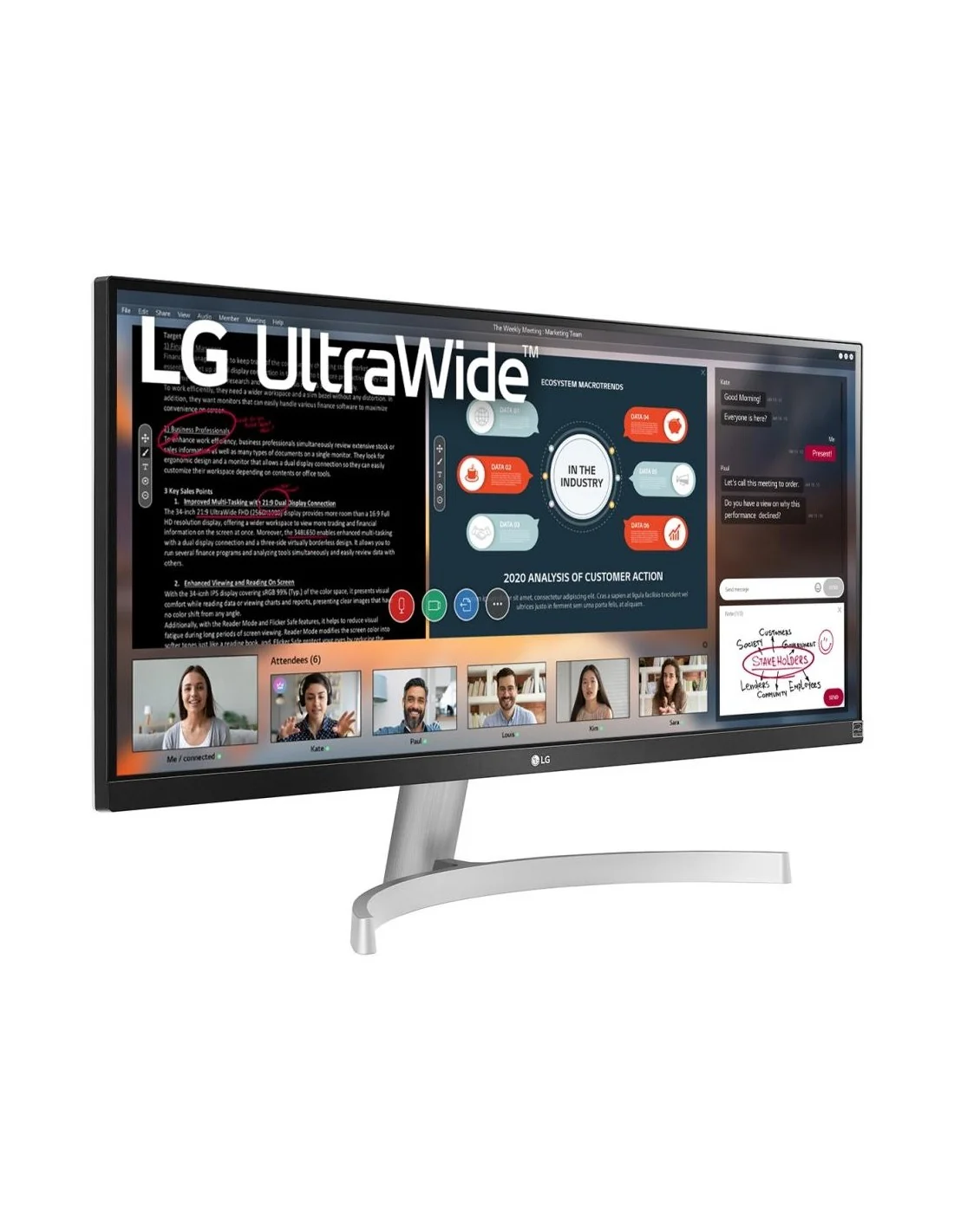 LG 29WN600-W 29" LED IPS UltraWide FullHD FreeSync