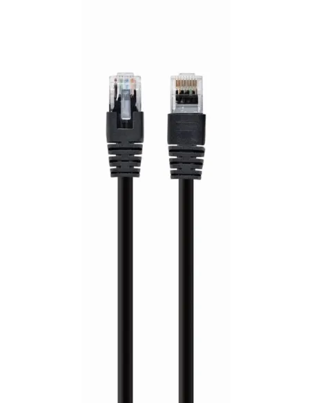 Gembird PP12-0.25M/BK Cable de Red RJ45 Cat.5e FTP 0.25 M Negro