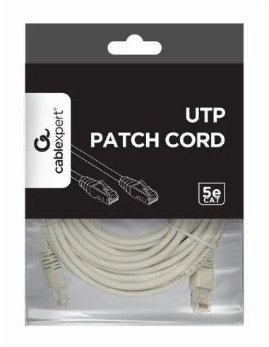 Gembird PP12-10M Cable de Red RJ45 Cat.5e UTP 10 M Gris