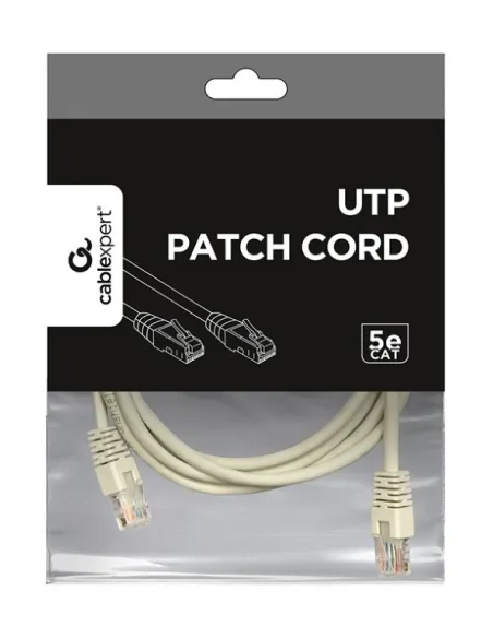 Gembird PP12-3M Cable de Red rj45 Cat.5e UTP 3 M Gris