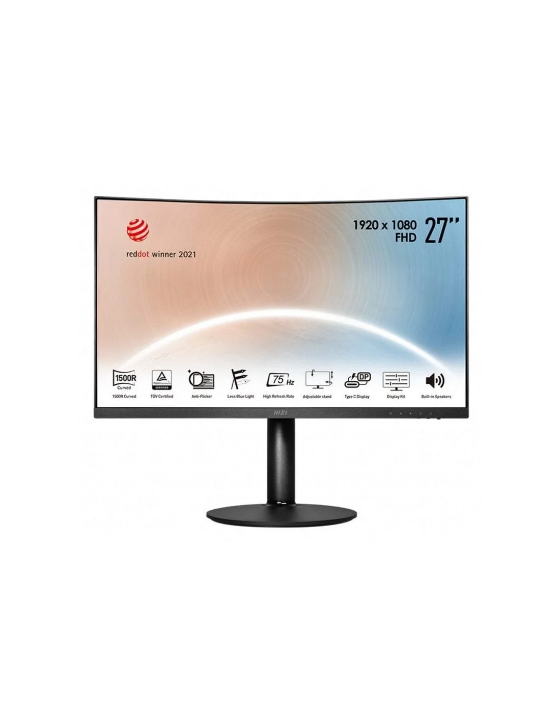 MSI Modern MD271CP 27" LED FullHD 75Hz Curva