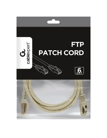 Gembird PP6-1.5M Cable de Red RJ45 Cat.6 FTP 1.5 M Gris