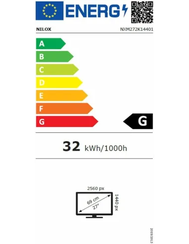Nilox NXM272K14401 27" LED QHD 144Hz Curvo