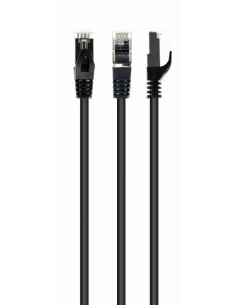 Gembird PP6U-1M/BK Cable de Red RJ45 CAT6 UTP 1m Negro-ANEAHE0655