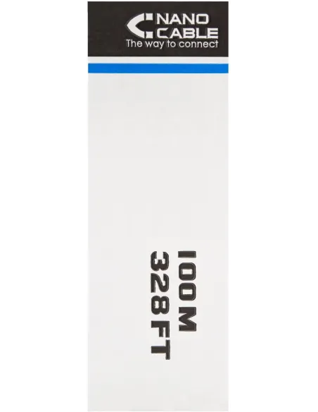 Nanocable 10.20.0902 Bobina Cable FTP CAT6 100m Rígido Gris