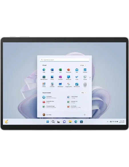 Microsoft Surface Pro 9 Intel Core i5-1245U/8GB/128GB SSD/13" Táctil Platino W11 Pro
