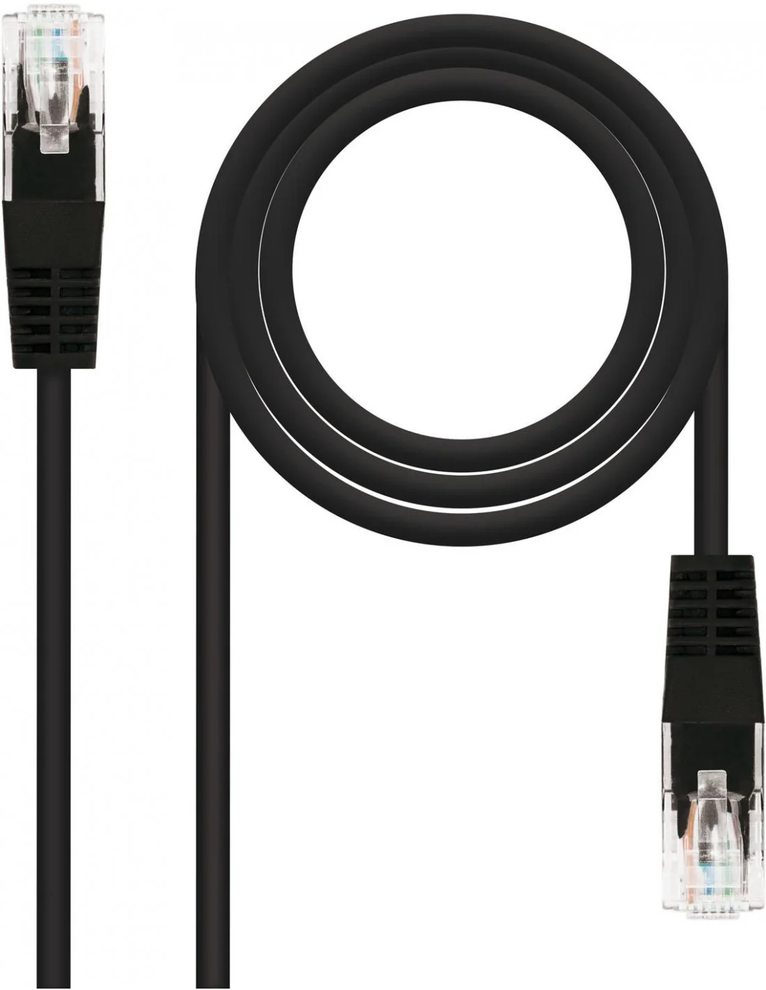 Nanocable 10.20.0400-BK Cable de Red RJ-45 UTP AWG24 Cat.6 50cm Negro