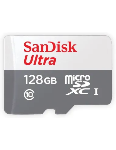Sandisk Ultra MicroSDXC 128GB Clase 10 UHS-I + Adaptador