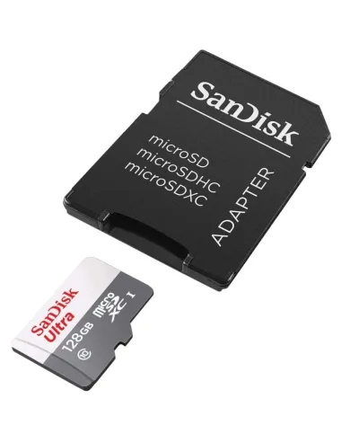 Sandisk Ultra MicroSDXC 128GB Clase 10 UHS-I + Adaptador