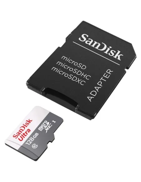 Sandisk Ultra MicroSDXC 128GB Clase 10 UHS-I + Adaptador