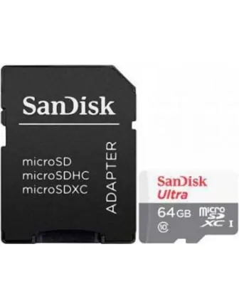 Sandisk Ultra MicroSDXC 64GB UHS-1 + Adaptador