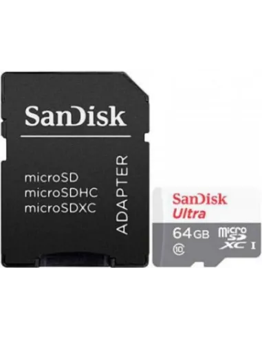Sandisk Ultra MicroSDXC 64GB UHS-1 + Adaptador