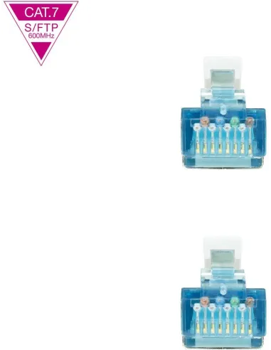 Nanocable 10.20.1700-L25-W Cable de Red RJ45 Cat.7 SFTP LSZH 25cm Blanco