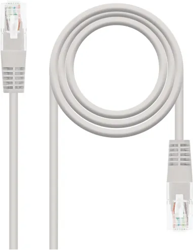 Nanocable 10.20.0103 Cable de Red RJ45 UTP AWG24 Cat. 5e 3m Gris