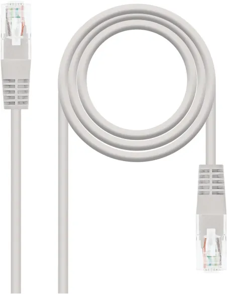 Nanocable 10.20.0103 Cable de Red RJ45 UTP AWG24 Cat. 5e 3m Gris