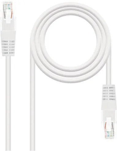 Nanocable 10.20.0102-W Cable de Red RJ45 UTP Cat. 5e 2m Blanco