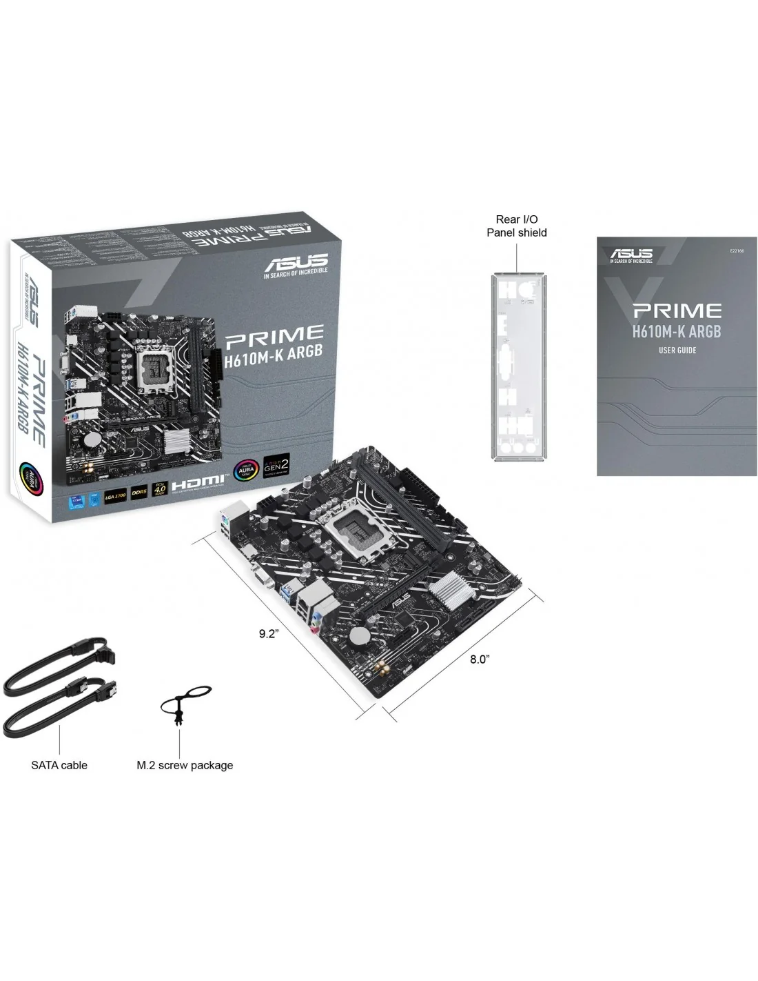 Asus Prime H610M-K ARGB