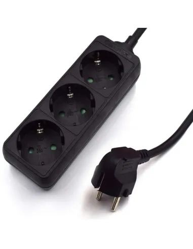 Ewent EW3959 Regleta 3xSchuko Negra