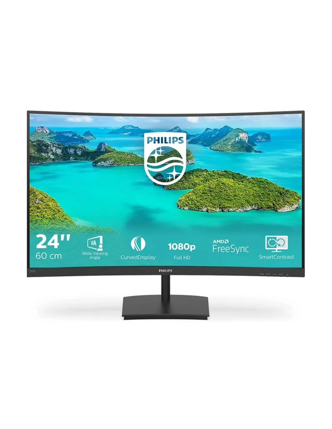 Philips 241E1SC 23.6" LED FullHD 75Hz FreeSync Curva