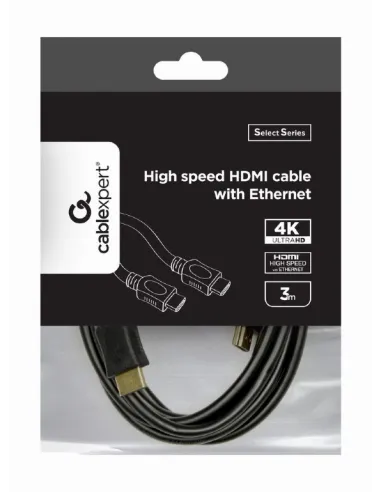 Gembird CC-HDMI4L-10 HDMI Alta Velocidad con Ethernet Macho/ Macho 3m Negro