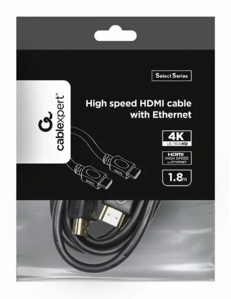 Gembird CC-HDMI4L-6 Cable HDMI Alta Velocidad con Ethernet Macho/ Macho 1.8m Negro